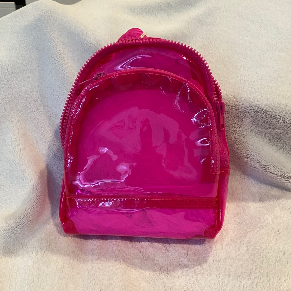 Hot pink mini backpack